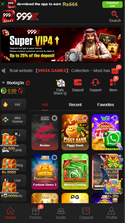 999SX Game home